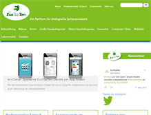 Tablet Screenshot of ecotopten.de